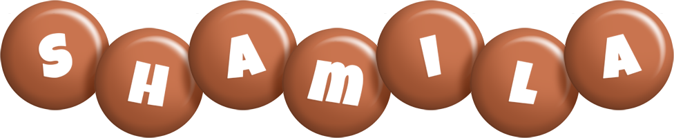 Shamila candy-brown logo