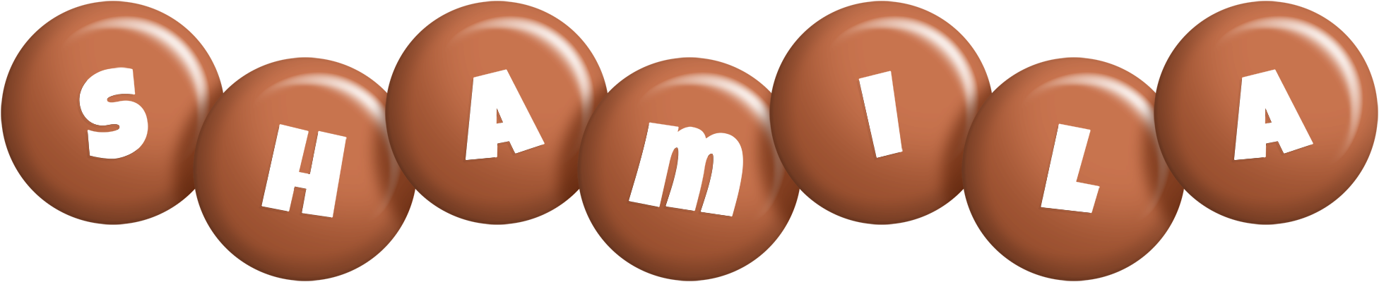 Shamila candy-brown logo