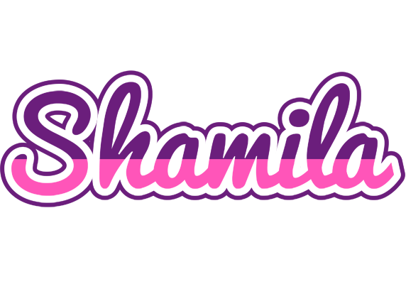 Shamila cheerful logo
