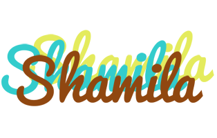 Shamila cupcake logo