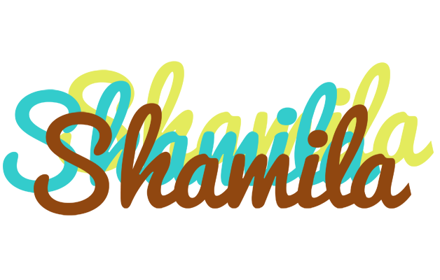 Shamila cupcake logo