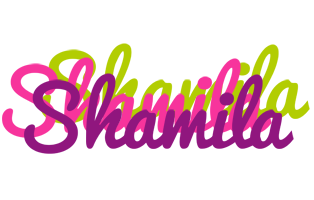 Shamila flowers logo