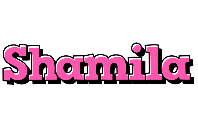 Shamila girlish logo