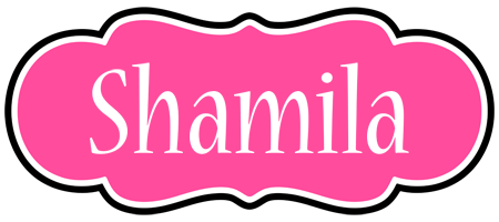 Shamila invitation logo