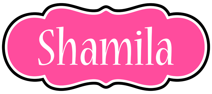 Shamila invitation logo