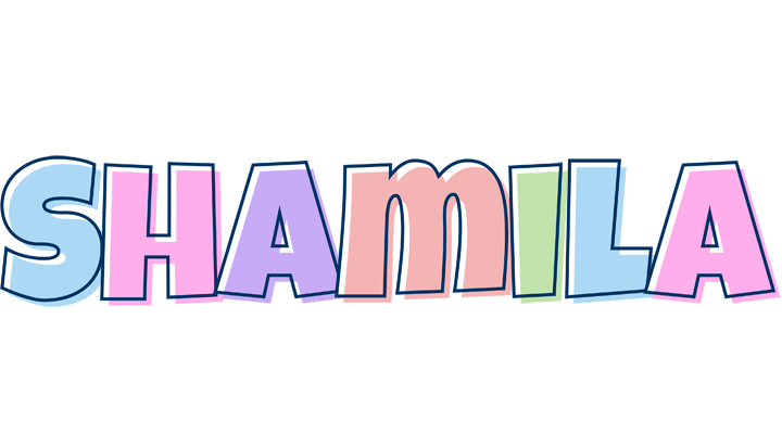 Shamila pastel logo