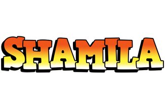 Shamila sunset logo