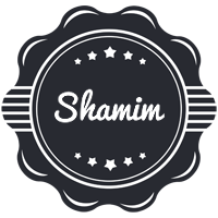 Shamim badge logo