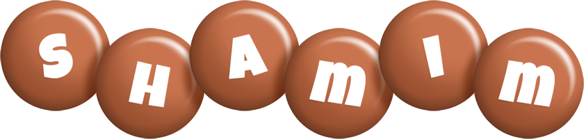 Shamim candy-brown logo