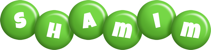 Shamim candy-green logo