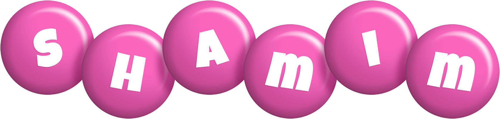 Shamim candy-pink logo