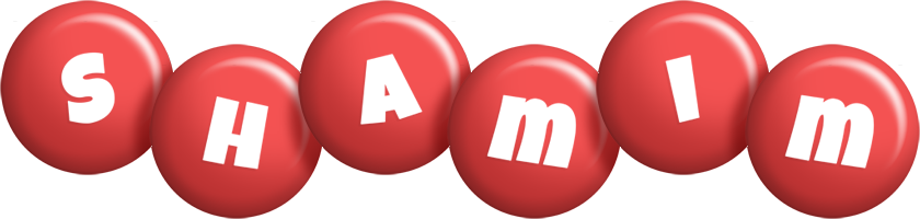 Shamim candy-red logo