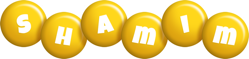 Shamim candy-yellow logo