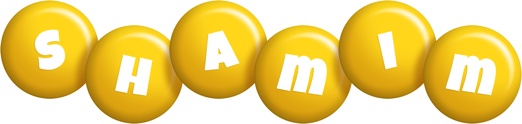 Shamim candy-yellow logo