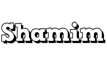 Shamim snowing logo