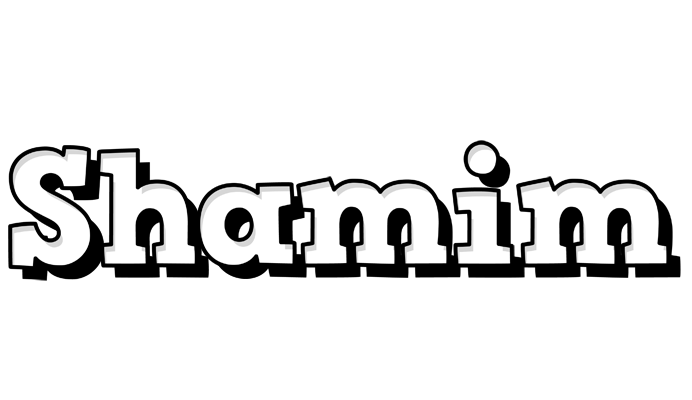 Shamim snowing logo