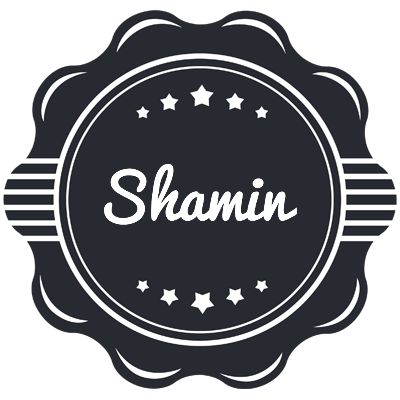 Shamin badge logo