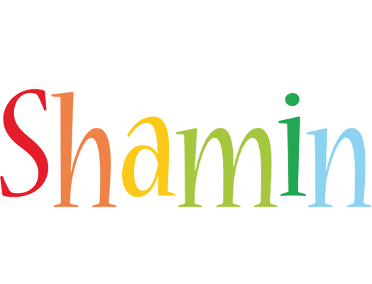 Shamin birthday logo