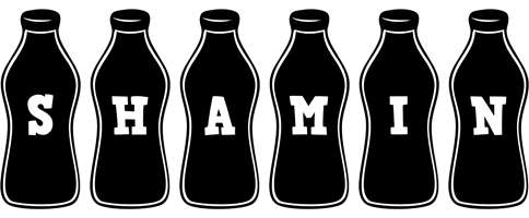 Shamin bottle logo
