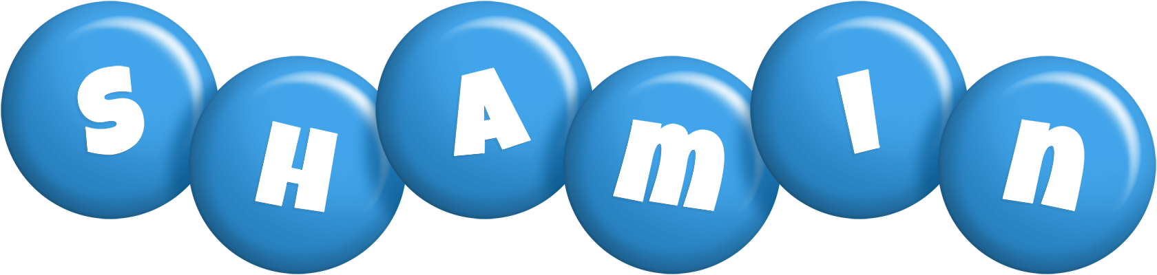 Shamin candy-blue logo
