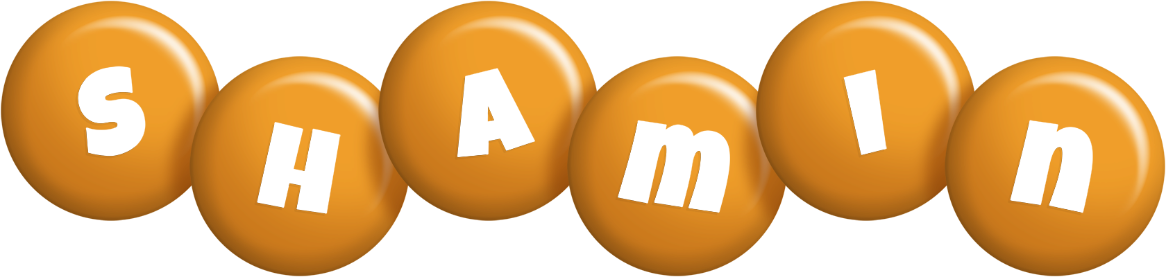 Shamin candy-orange logo