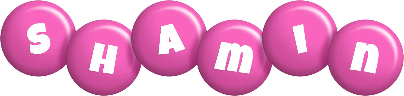 Shamin candy-pink logo