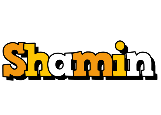 Shamin cartoon logo