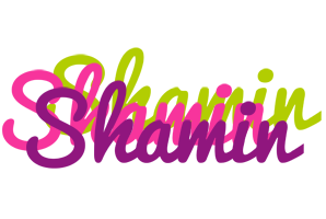 Shamin flowers logo