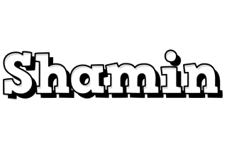 Shamin snowing logo