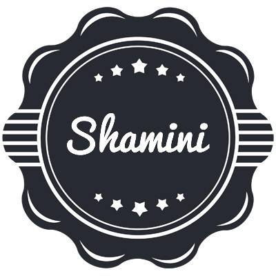 Shamini badge logo
