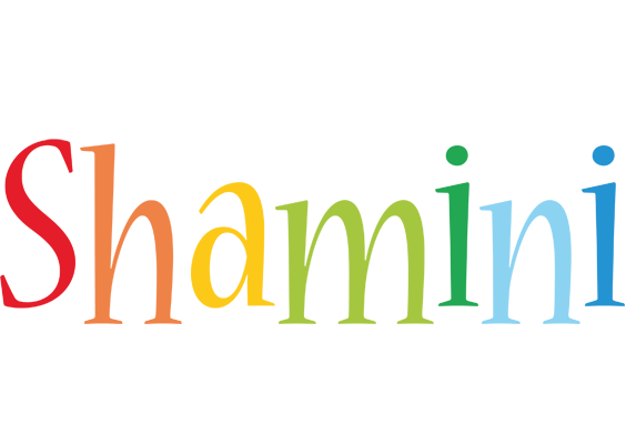Shamini birthday logo