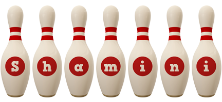 Shamini bowling-pin logo