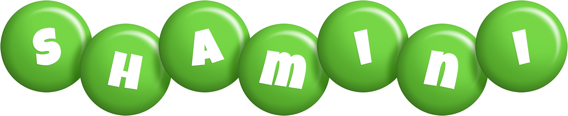Shamini candy-green logo