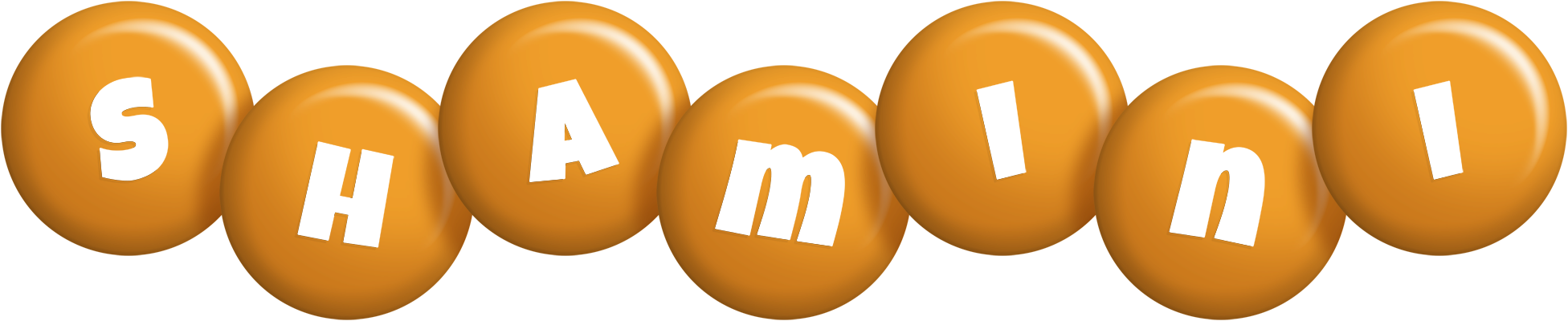 Shamini candy-orange logo