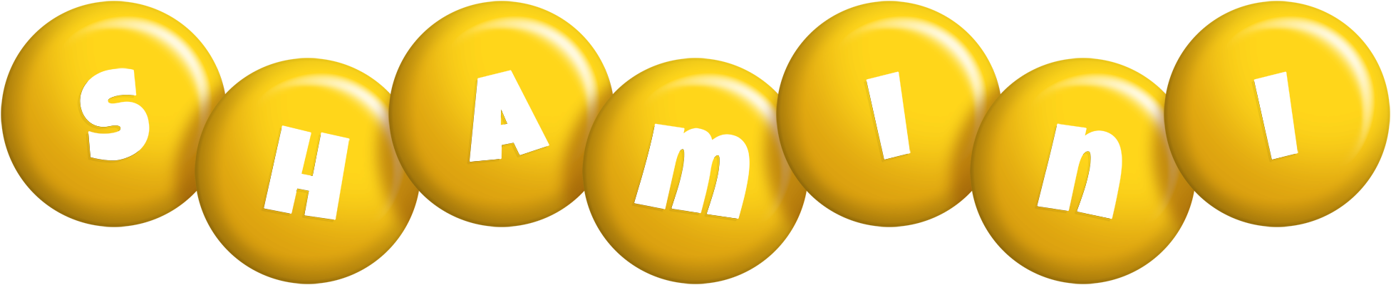 Shamini candy-yellow logo