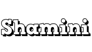 Shamini snowing logo