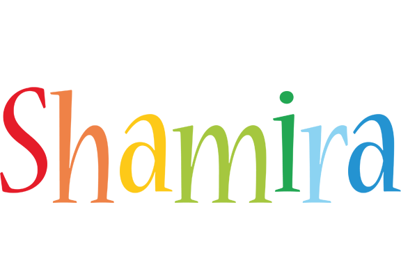 Shamira birthday logo