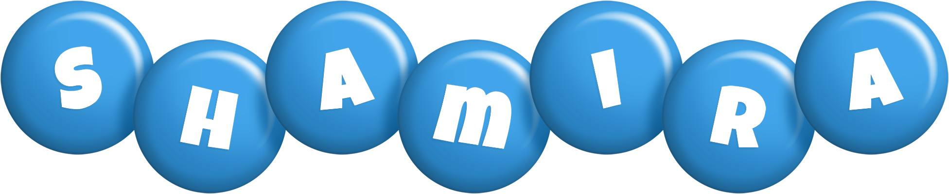 Shamira candy-blue logo