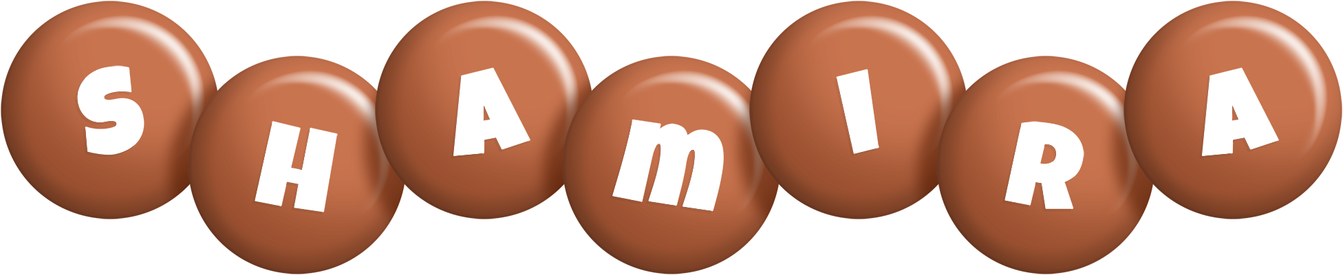 Shamira candy-brown logo