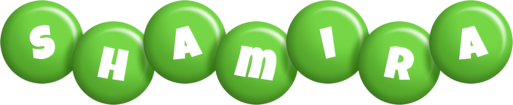 Shamira candy-green logo