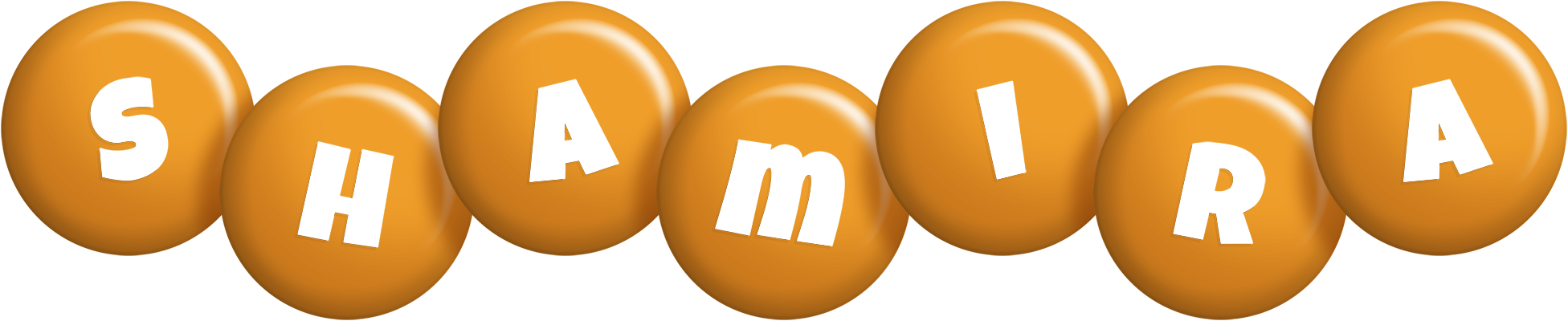 Shamira candy-orange logo