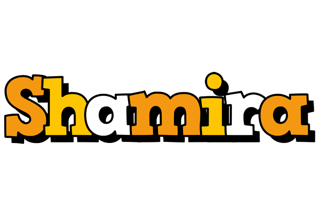 Shamira cartoon logo