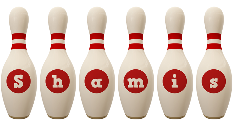 Shamis bowling-pin logo