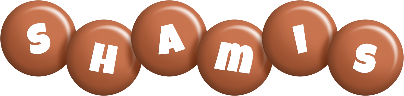 Shamis candy-brown logo