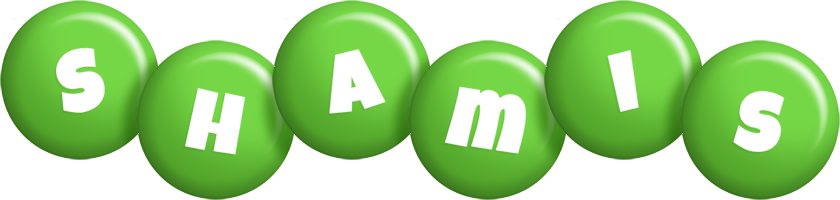 Shamis candy-green logo