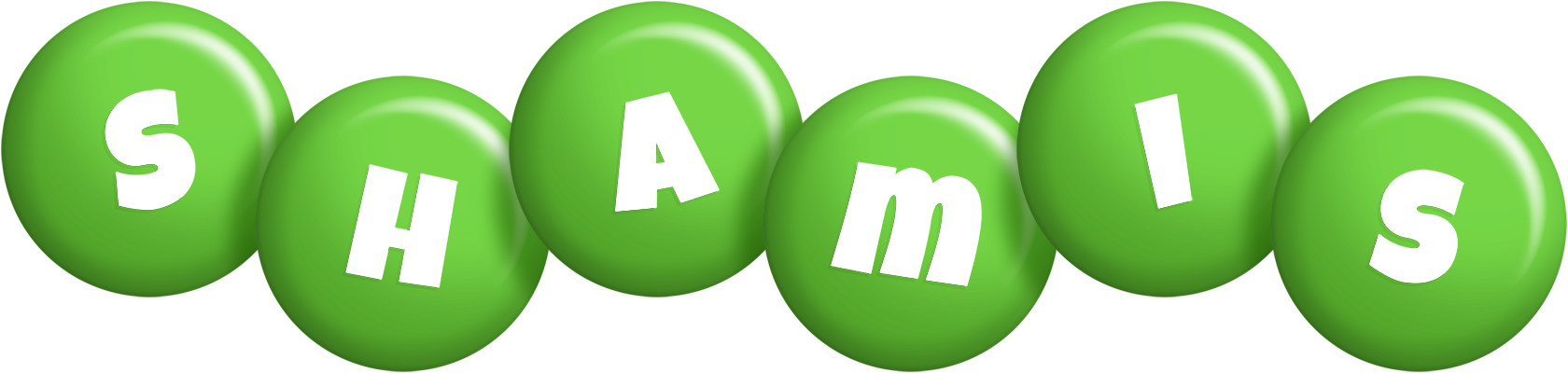 Shamis candy-green logo