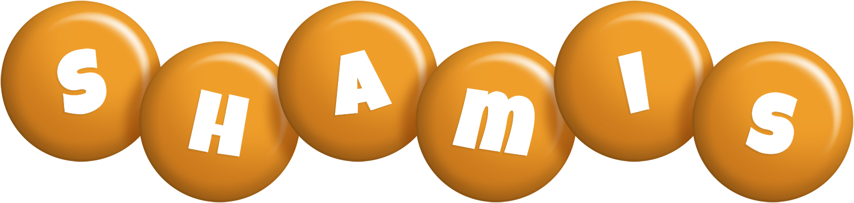Shamis candy-orange logo