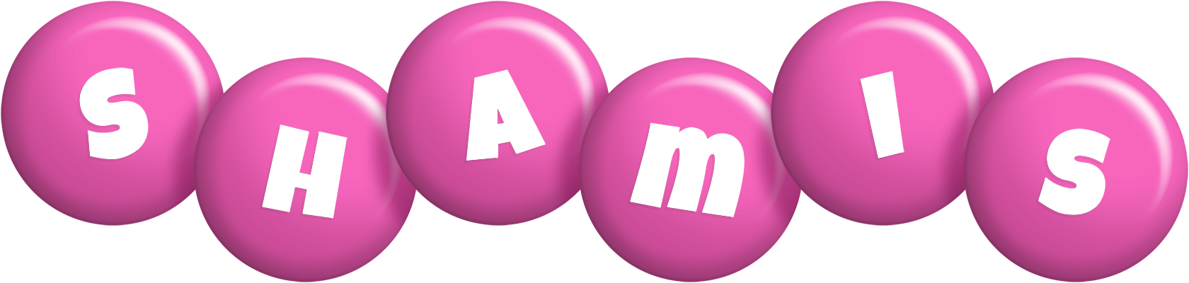 Shamis candy-pink logo