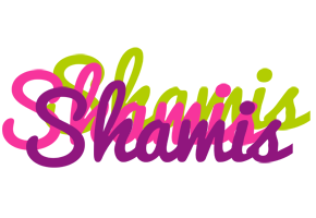 Shamis flowers logo