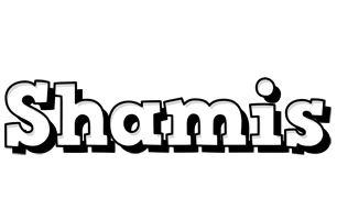 Shamis snowing logo